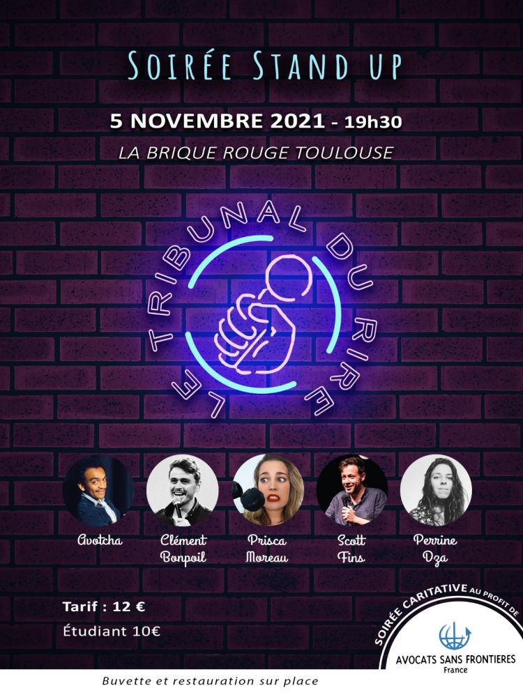 Illustration : Retour du Tribunal du rire le 05 novembre 2021