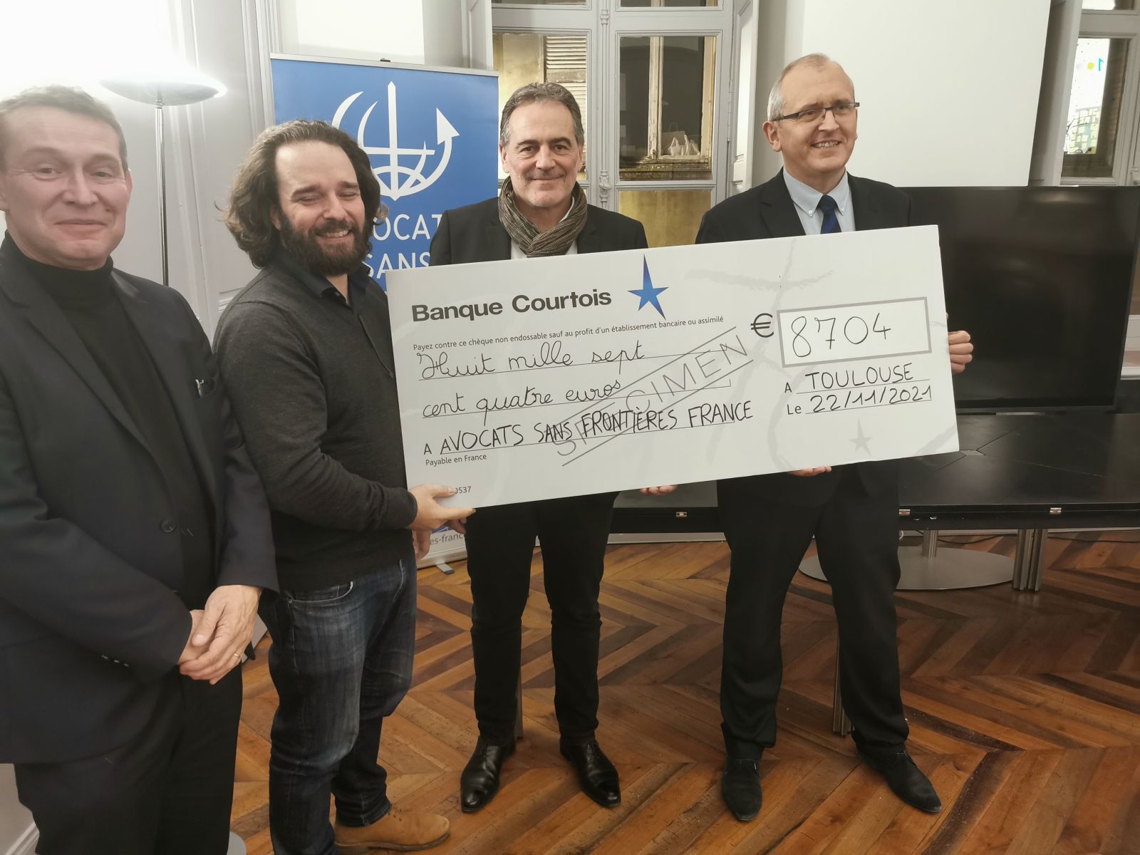 Illustration : Opération solidaire avec le barreau de Toulouse et le CDAD Haute-Garonne pour la 7e année consécutive