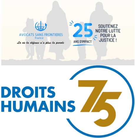 Illustration : 75ème anniversaire de la DUDH et 25 ans d'impact d'ASF France !
